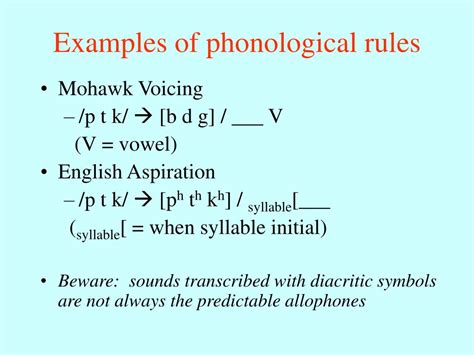 l&w supply|what is a phonological rule.